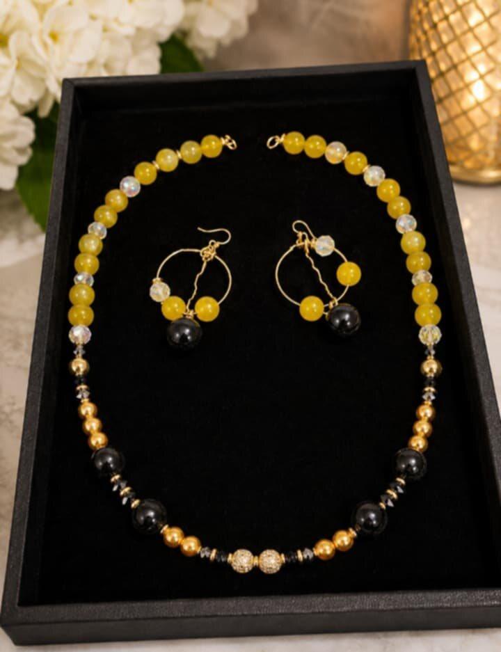 Midnight & Gold Onyx Set